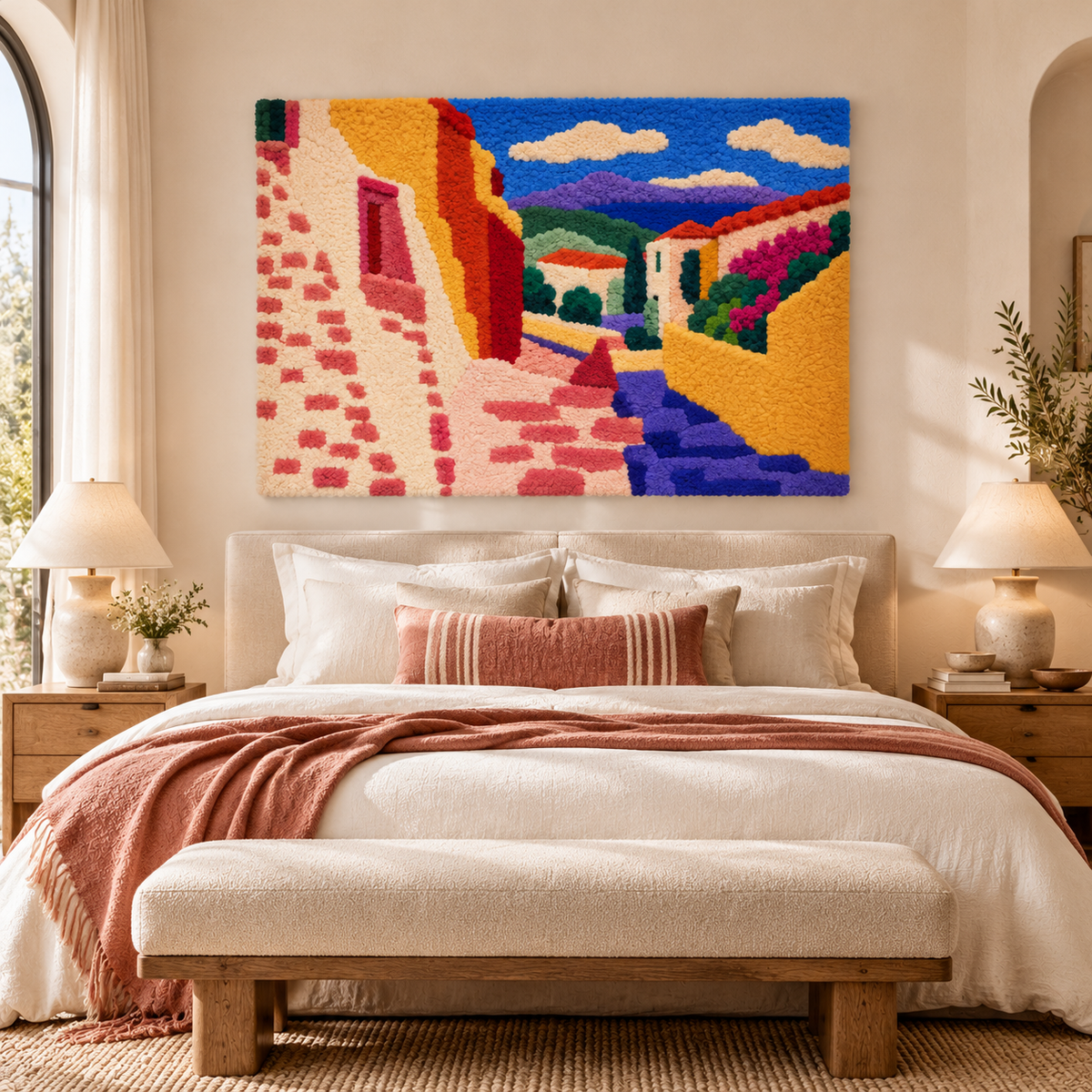 Collioure, Rue du Soleil after Henri Matisse — room setting