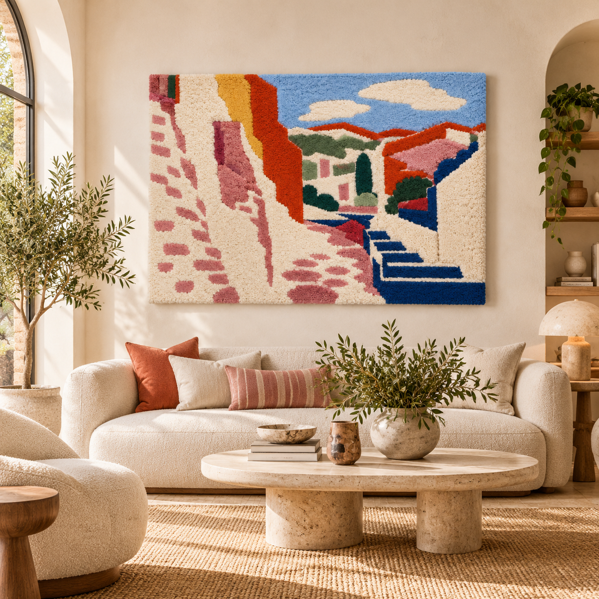Collioure, Rue du Soleil — Version 02 after Henri Matisse — front-facing room scene [room-front]