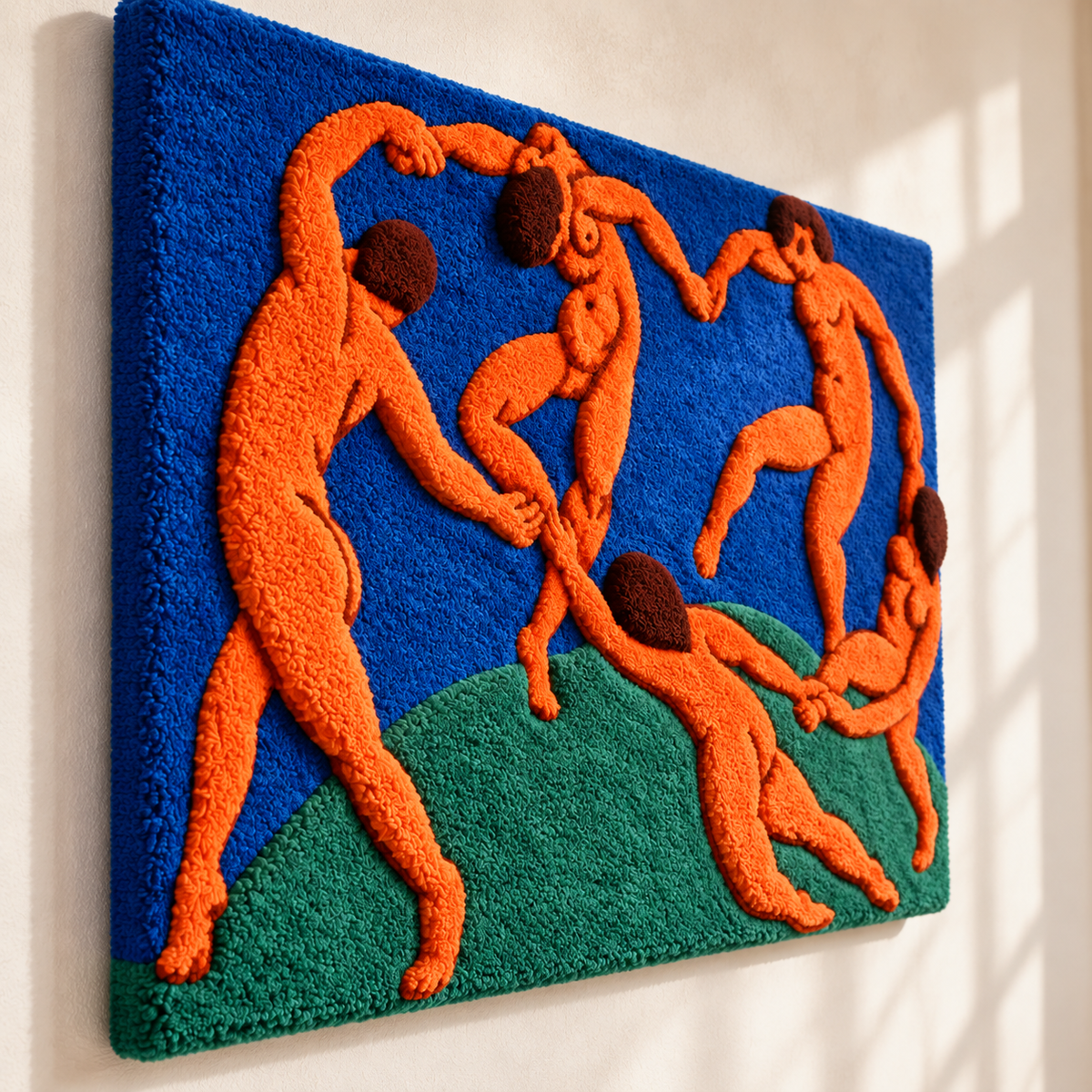 Dance (La Danse) after Henri Matisse — angled relief view