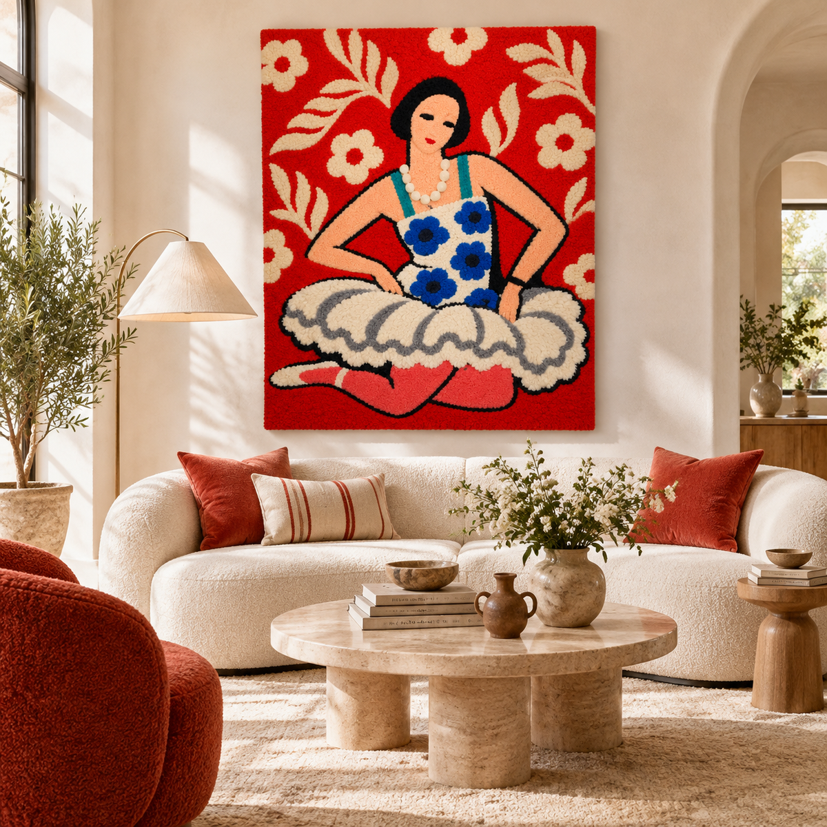 Dancer after Henri Matisse — front-facing room scene [room-front]