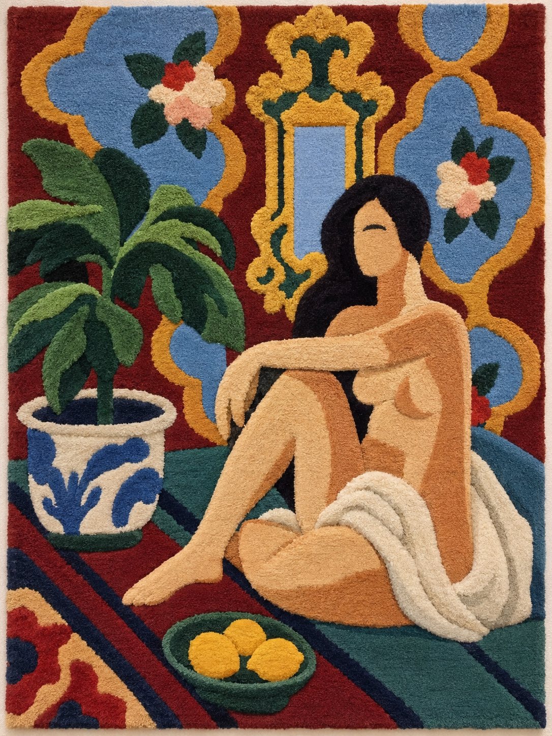 Decorative Figure on an Ornamental Background after Henri Matisse — additional product view