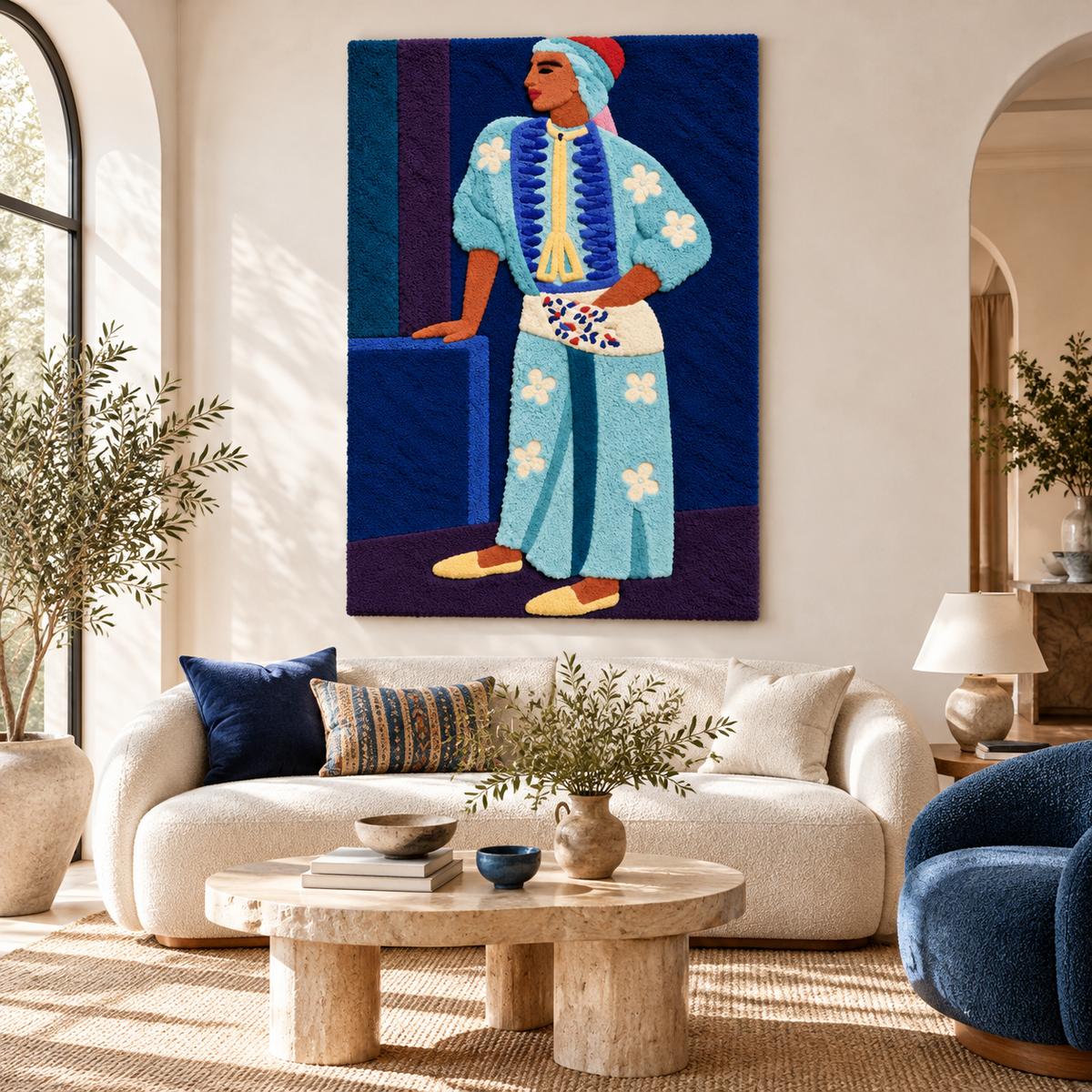 Fatma after Henri Matisse — front-facing room scene [room-front]