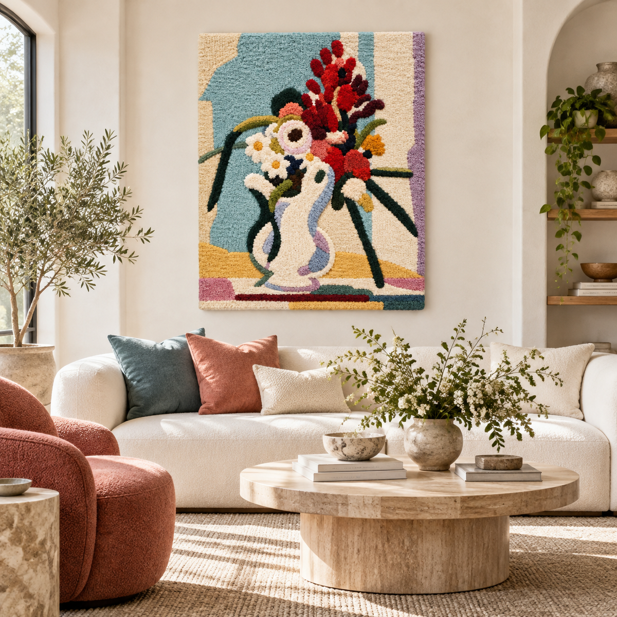 Flower Piece after Henri Matisse — front-facing room scene [room-front]