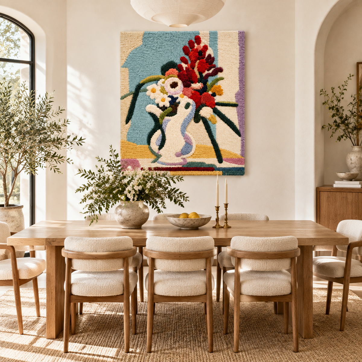 Flower Piece after Henri Matisse — room setting