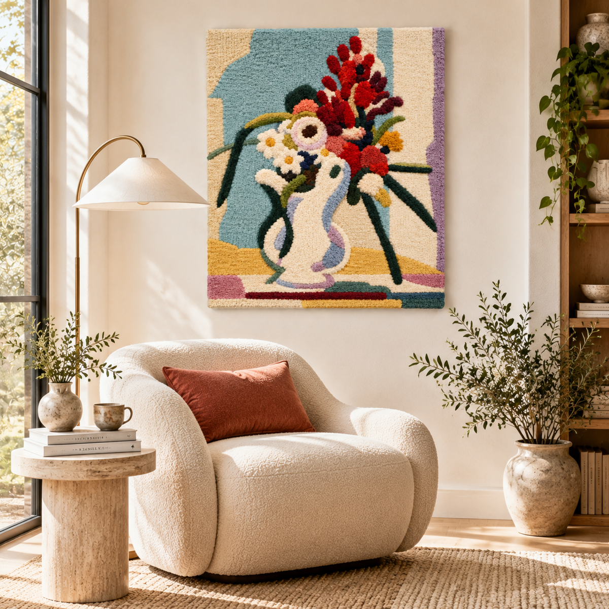 Flower Piece after Henri Matisse — room setting