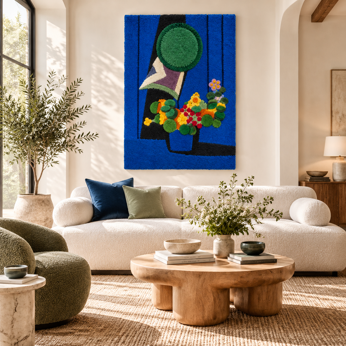 Flowers and China (The Capuchin Cress) after Henri Matisse — front-facing room scene [room-front]