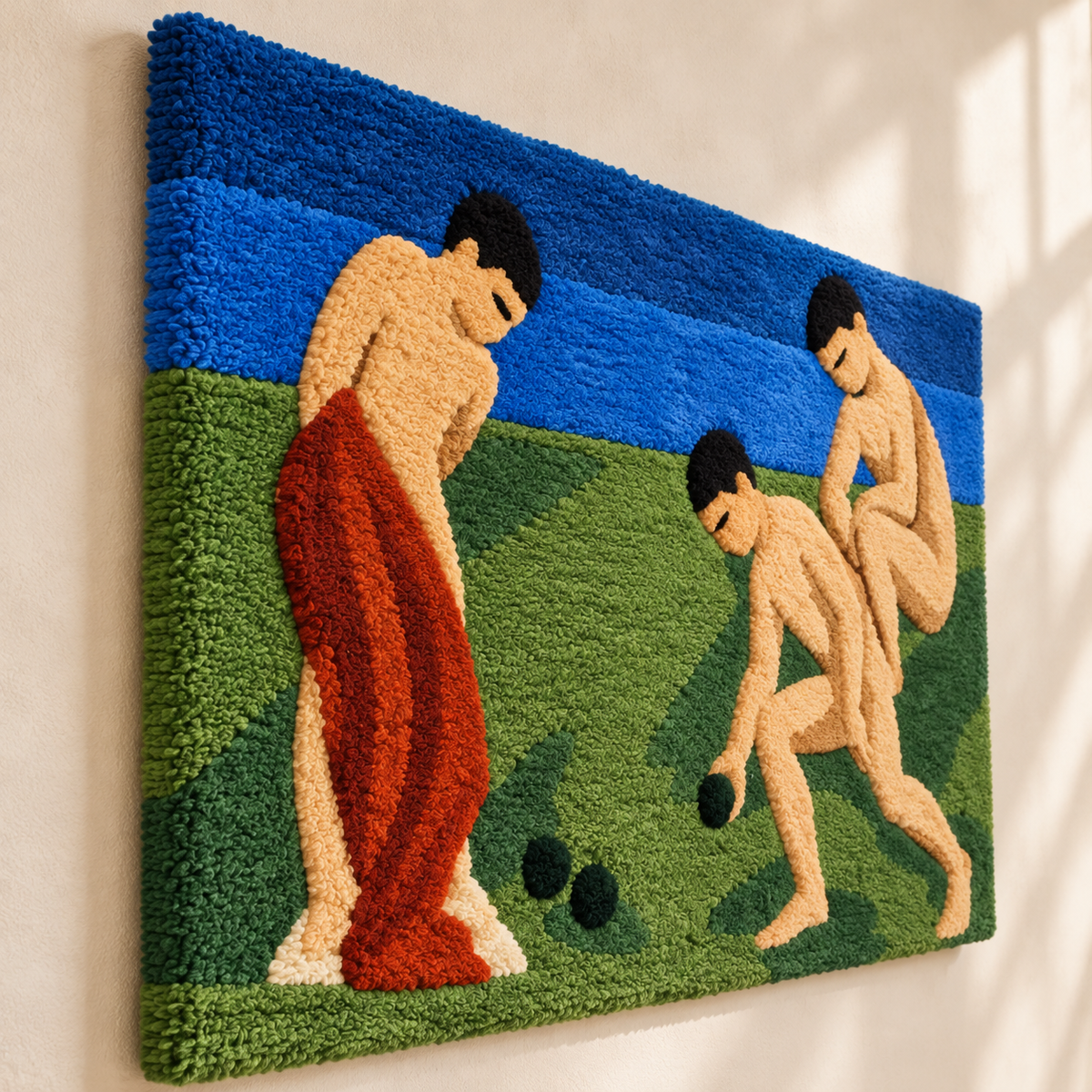 Game of Bowls after Henri Matisse — angled relief view