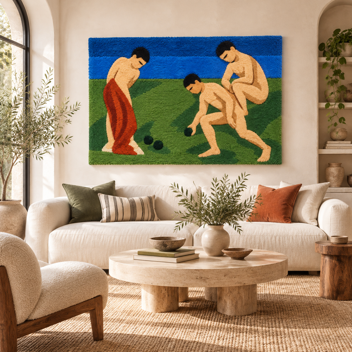 Game of Bowls after Henri Matisse — front-facing room scene [room-front]