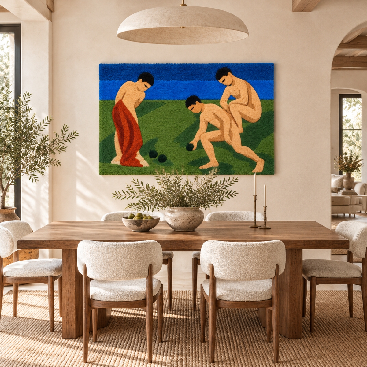 Game of Bowls after Henri Matisse — room setting