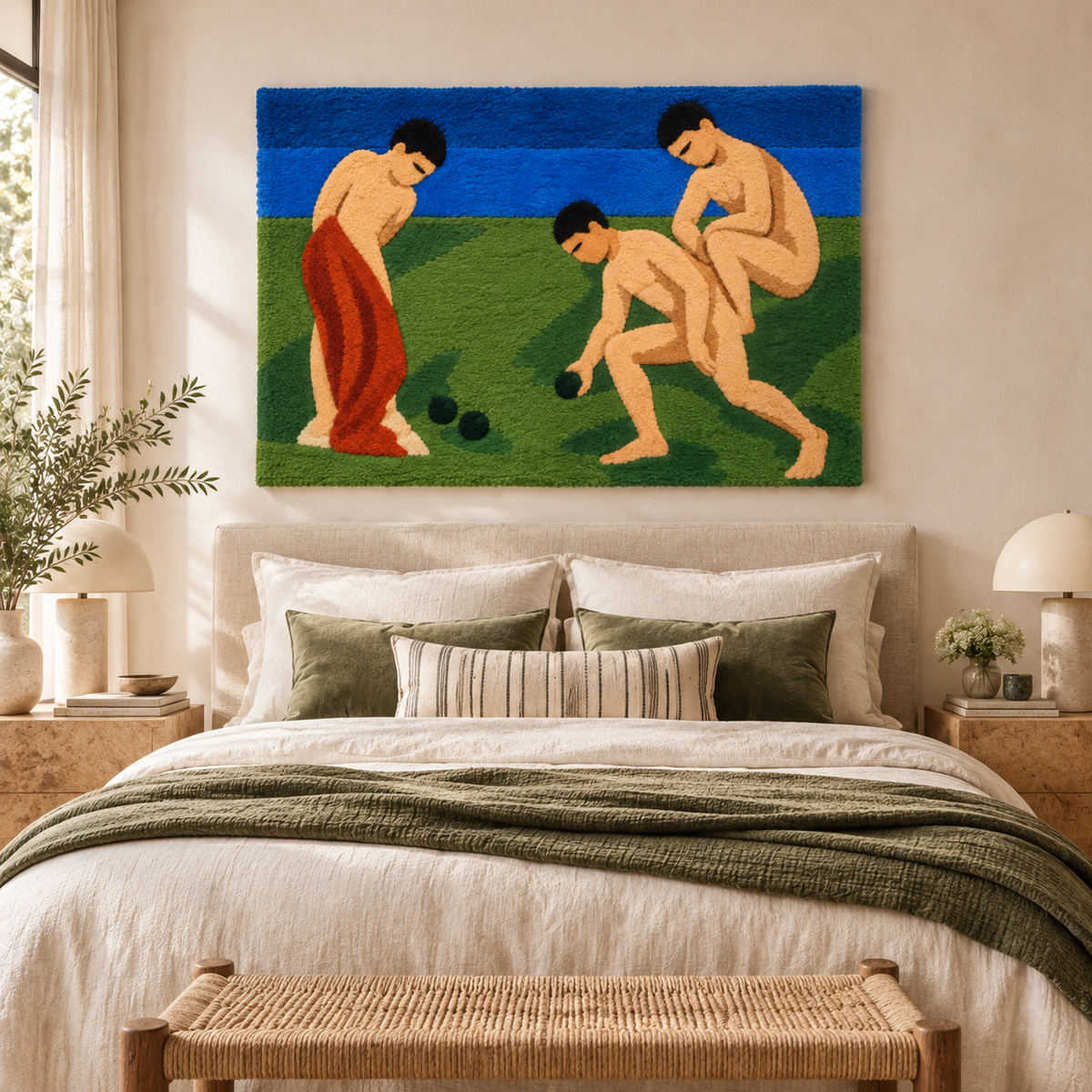Game of Bowls after Henri Matisse — room setting