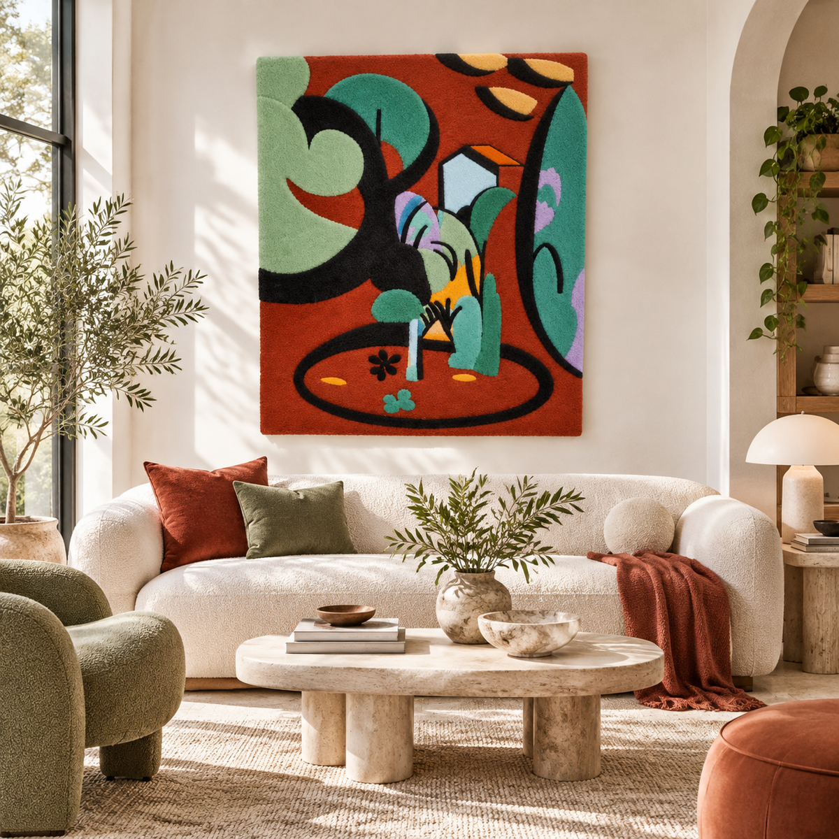Garden at Issy after Henri Matisse — front-facing room scene [room-front]
