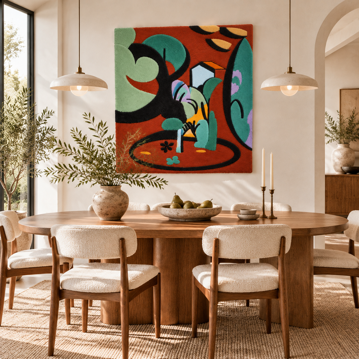 Garden at Issy after Henri Matisse — room setting