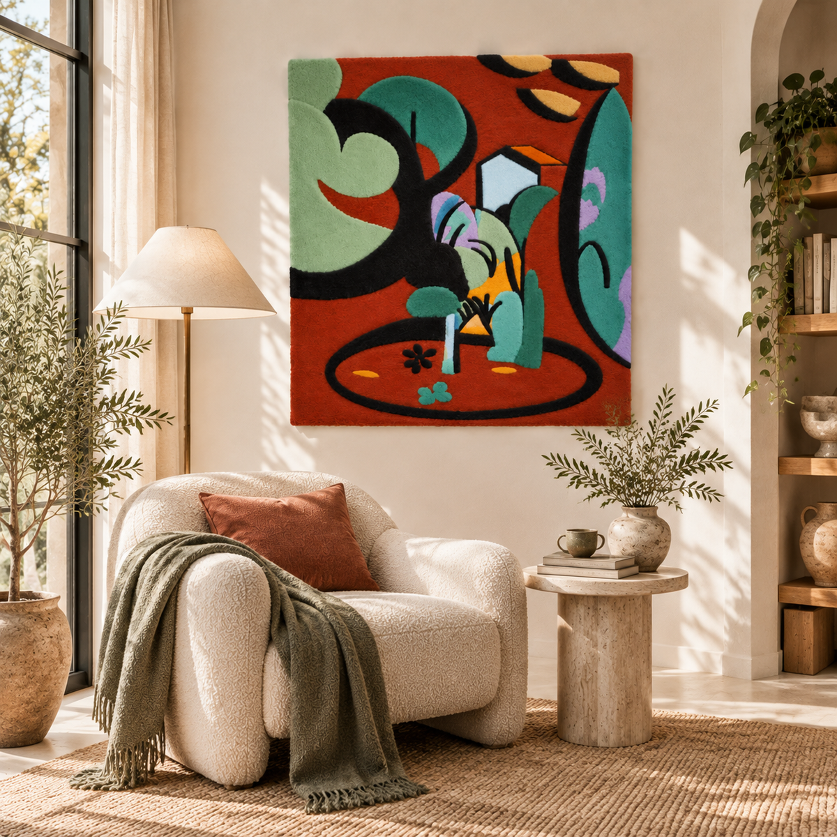 Garden at Issy after Henri Matisse — room setting