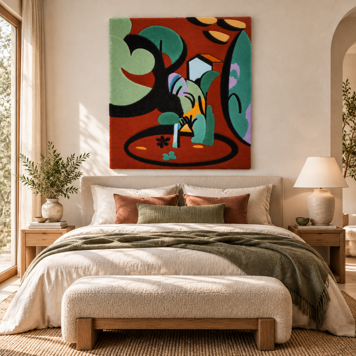 Garden at Issy after Henri Matisse — room setting