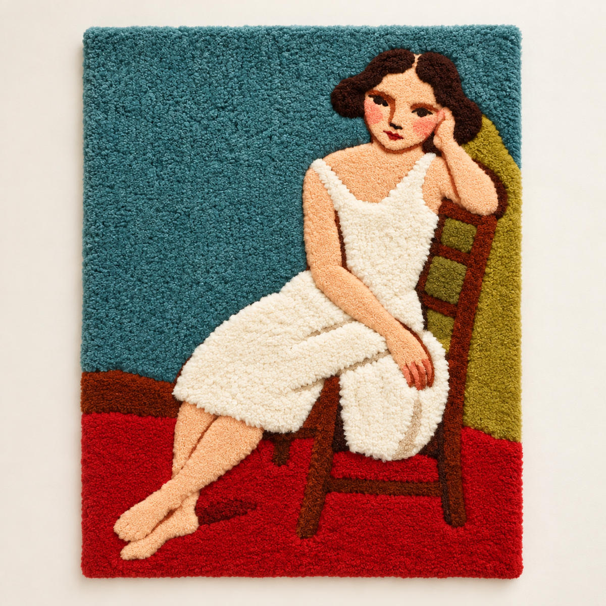 Girl Seated (Jeune fille assise) after Henri Matisse — front product view [product-light]