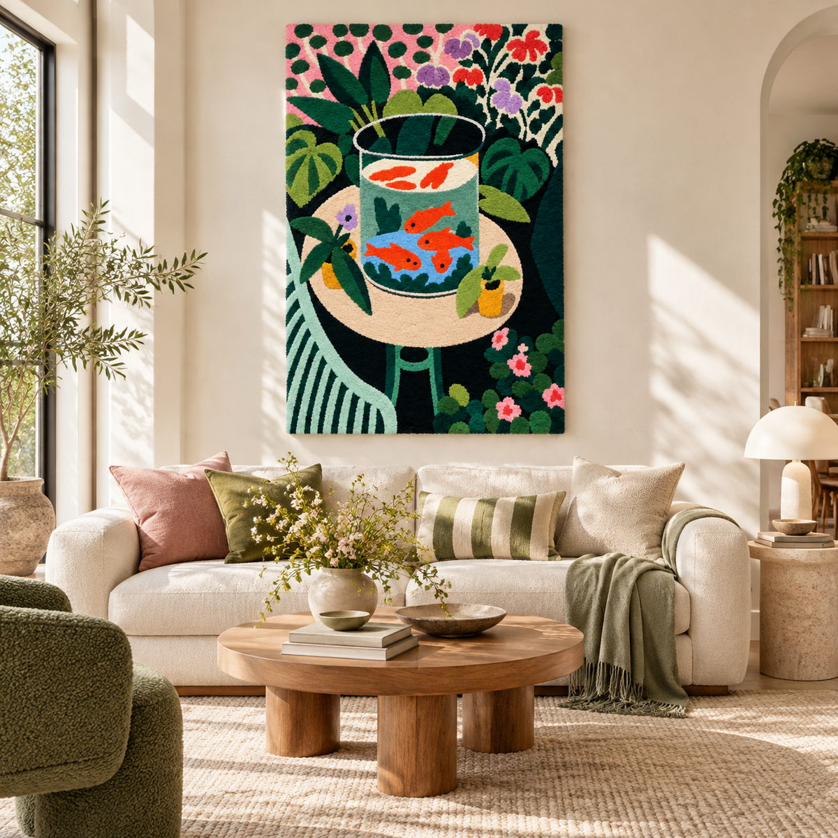 Goldfish after Henri Matisse — front-facing room scene [room-front]