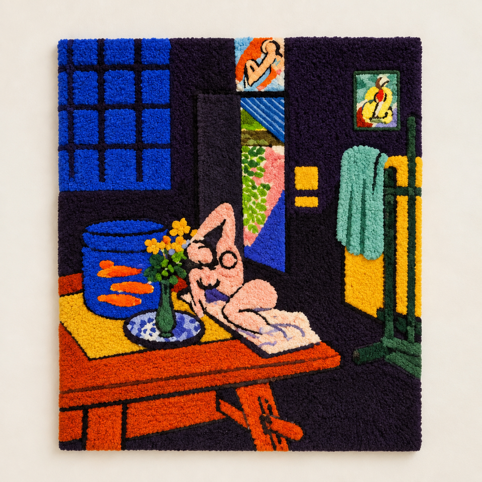 Goldfish and Sculpture