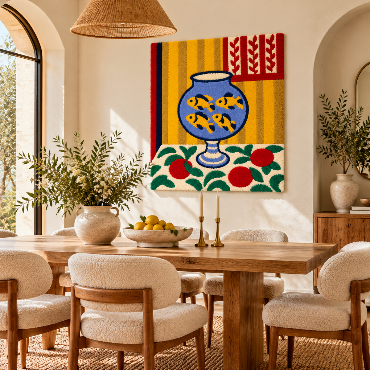 Goldfish Bowl after a work attributed to Henri Matisse — room setting