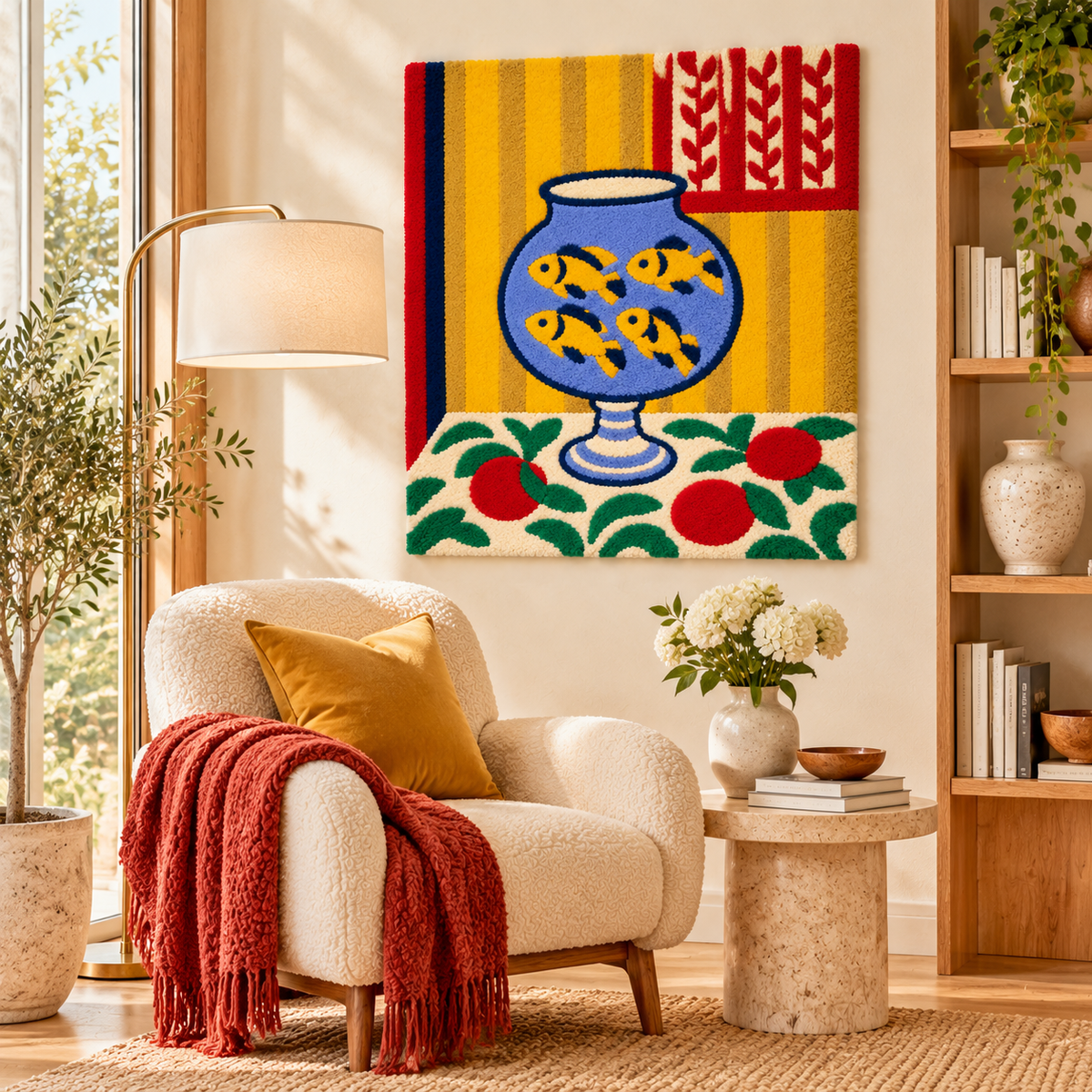 Goldfish Bowl after a work attributed to Henri Matisse — room setting