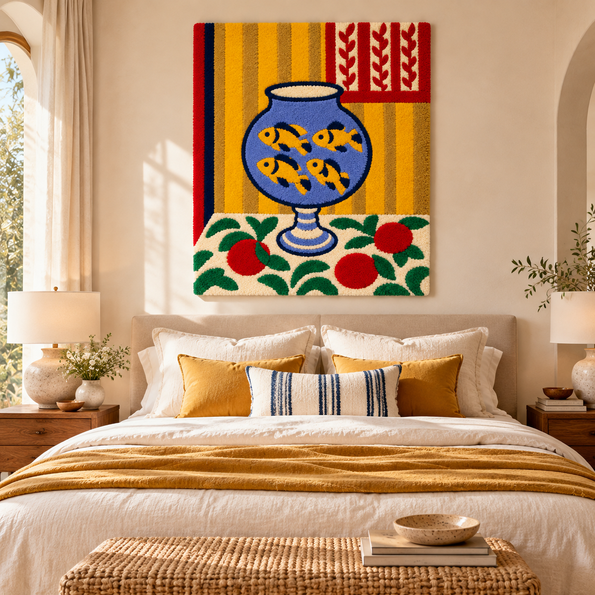 Goldfish Bowl after a work attributed to Henri Matisse — room setting