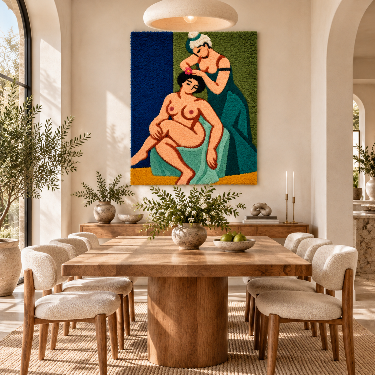 Hair-Dressing (La Coiffure) after Henri Matisse — room setting