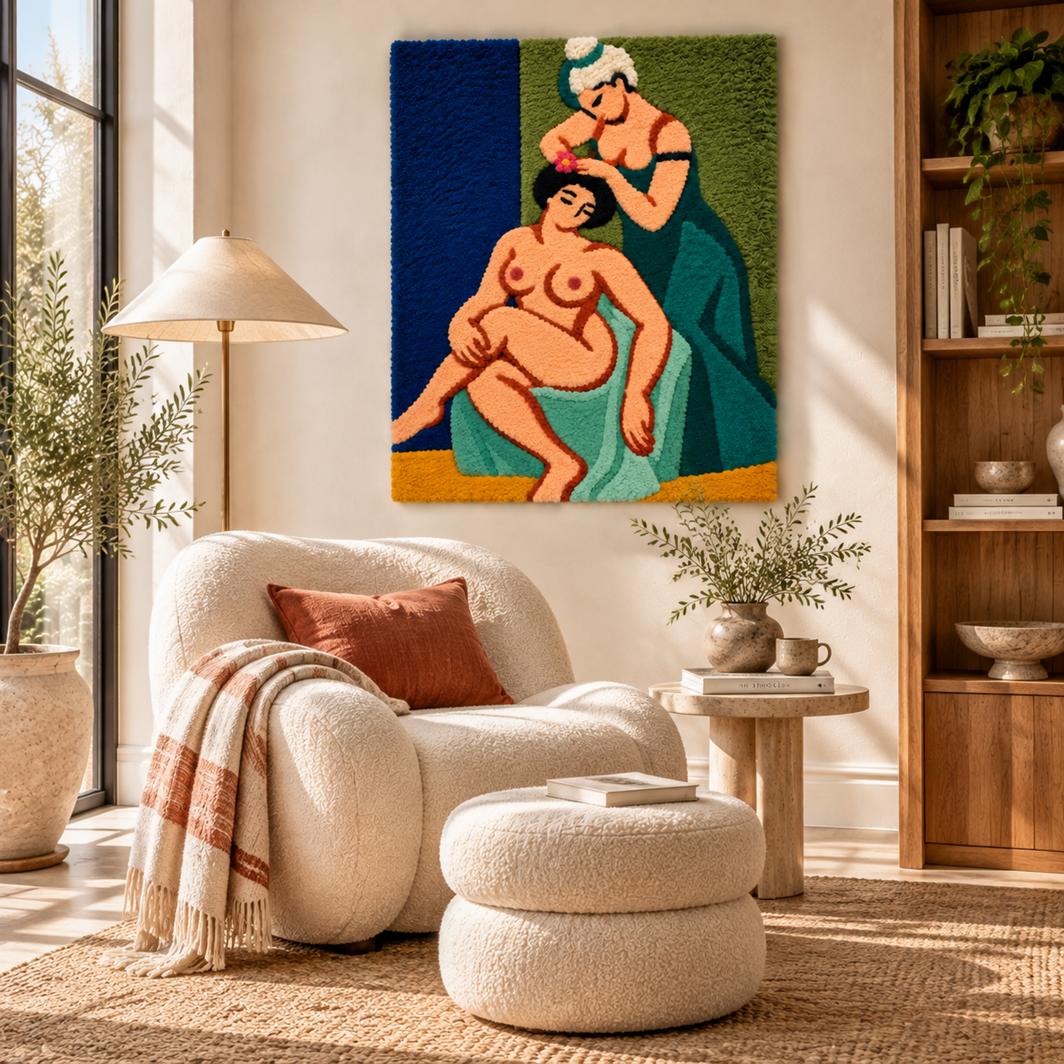 Hair-Dressing (La Coiffure) after Henri Matisse — room setting