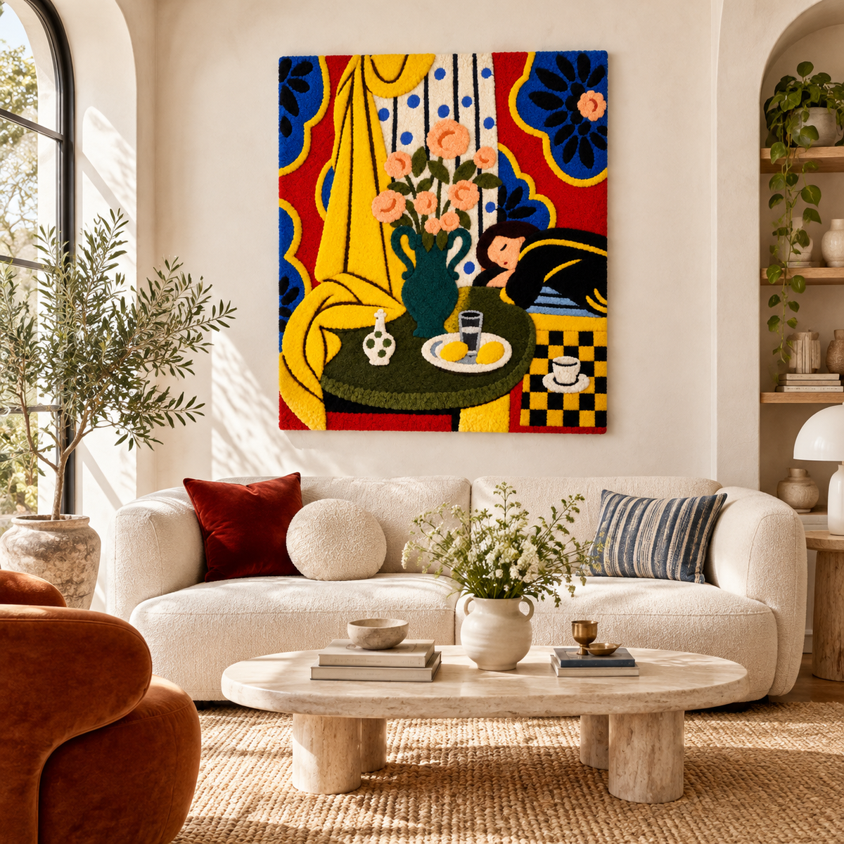 Harmony in Yellow after Henri Matisse — front-facing room scene [room-front]