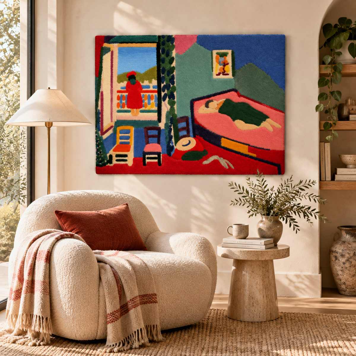 Interior at Collioure (The Siesta) after Henri Matisse — room setting