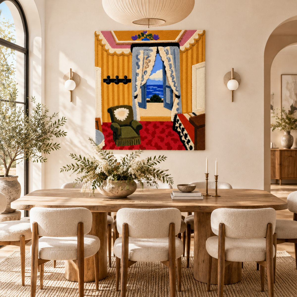 Interior at Nice (Room at the Beau Rivage) after Henri Matisse — room setting