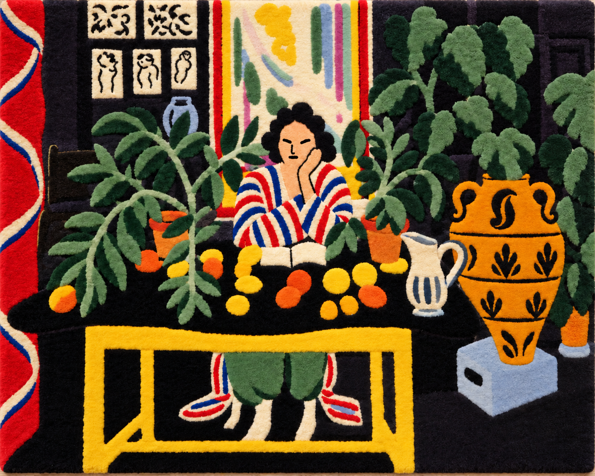 Interior with an Etruscan Vase after Henri Matisse — additional product view