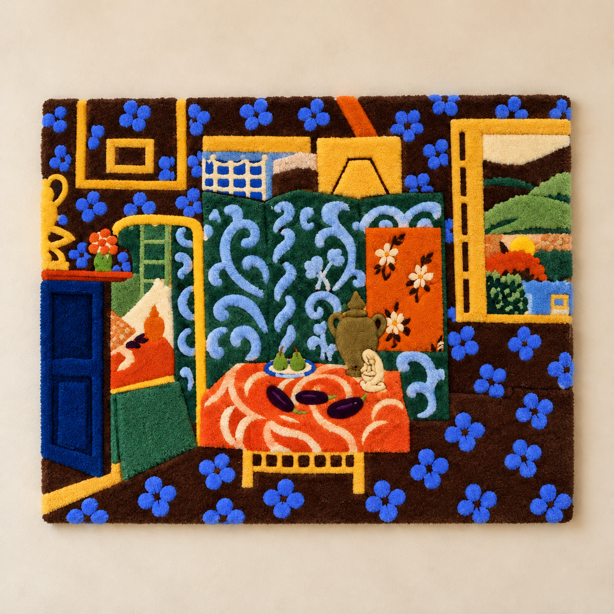 Interior with Eggplants — Version 01 after Henri Matisse — front product view [product-light]