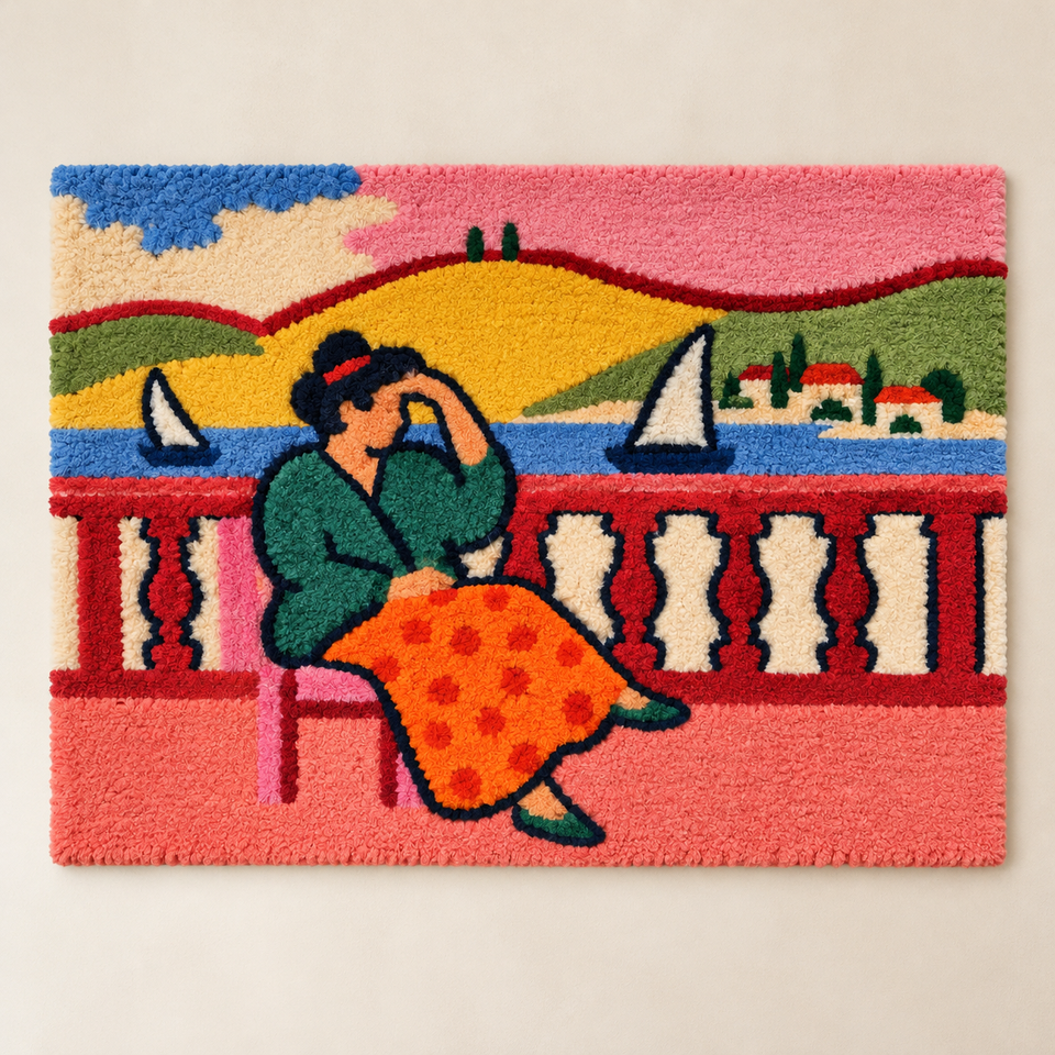 Lady on a Terrace