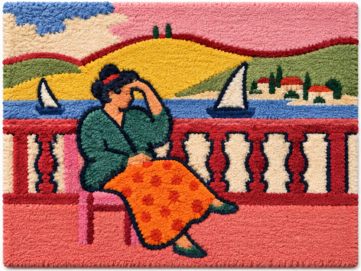 Lady on a Terrace after Henri Matisse — additional product view