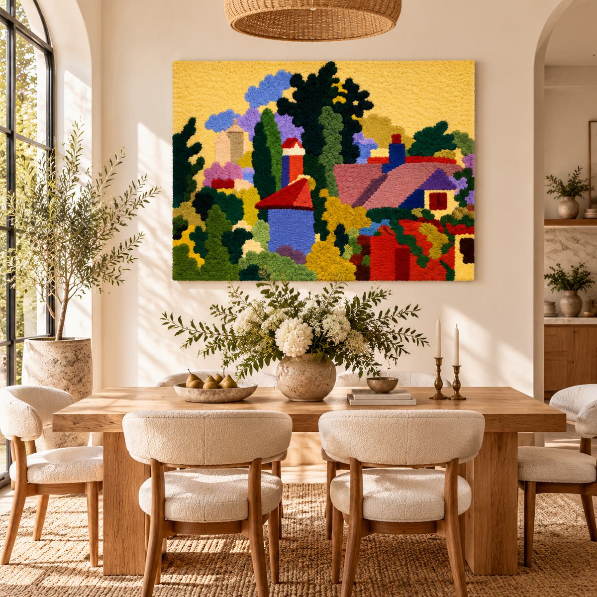 Landscape after a work attributed to Henri Matisse — room setting