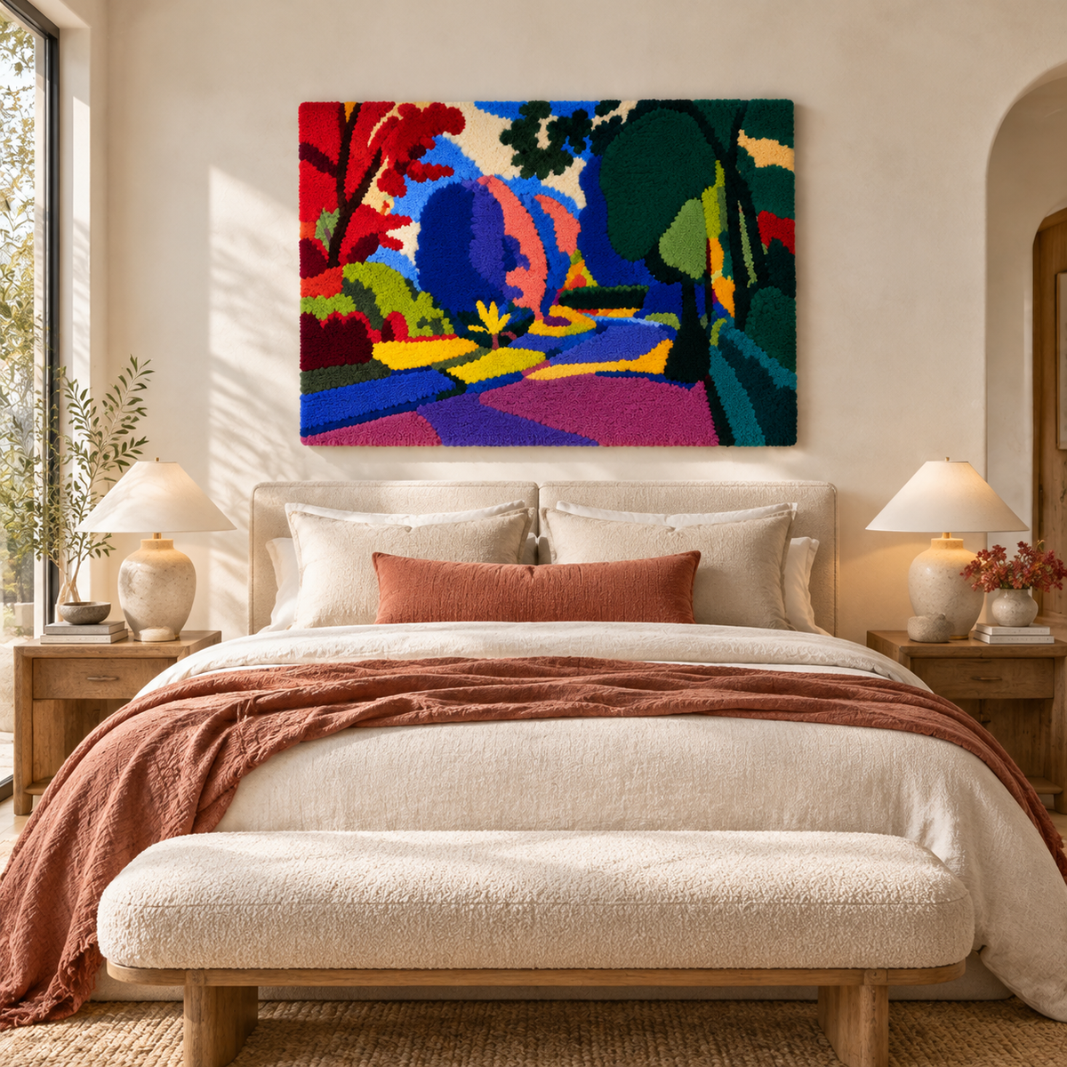 Landscape at Collioure — Version 02 after Henri Matisse — room setting