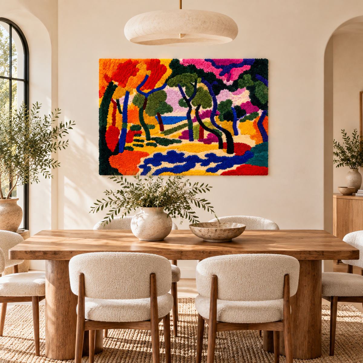 Landscape near Collioure (Study for The Joy of Life) after Henri Matisse — room setting