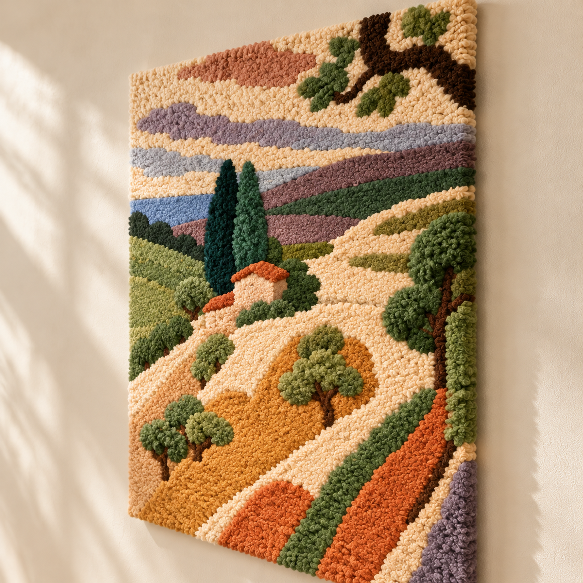 Landscape, Saint-Tropez (Paysage, St. Tropez) after Henri Matisse — angled relief view