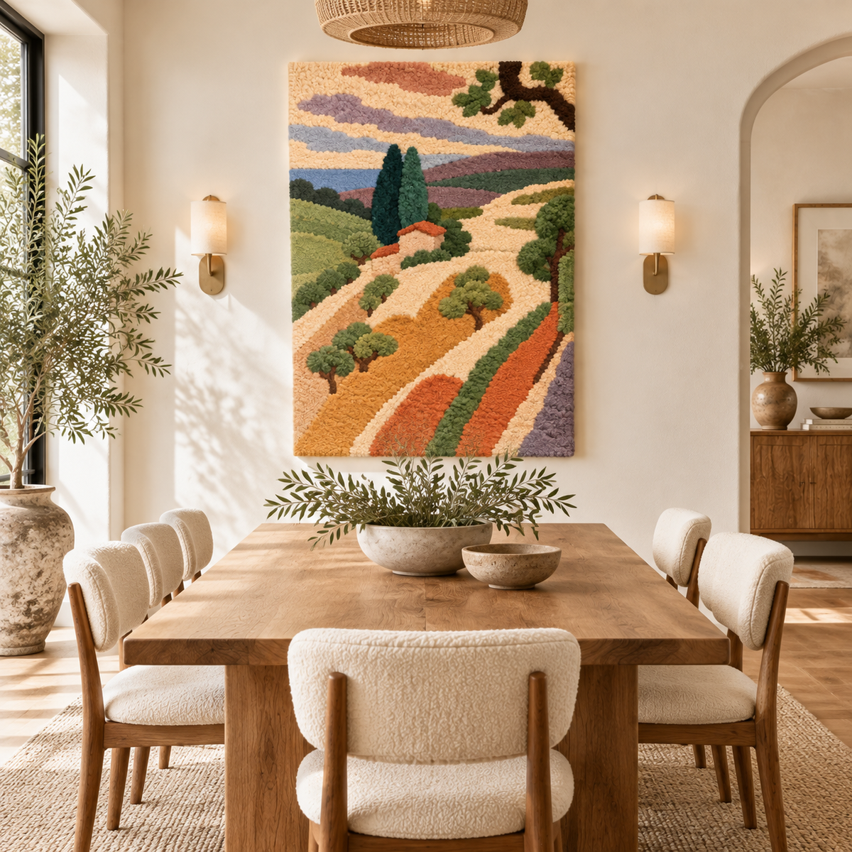 Landscape, Saint-Tropez (Paysage, St. Tropez) after Henri Matisse — room setting