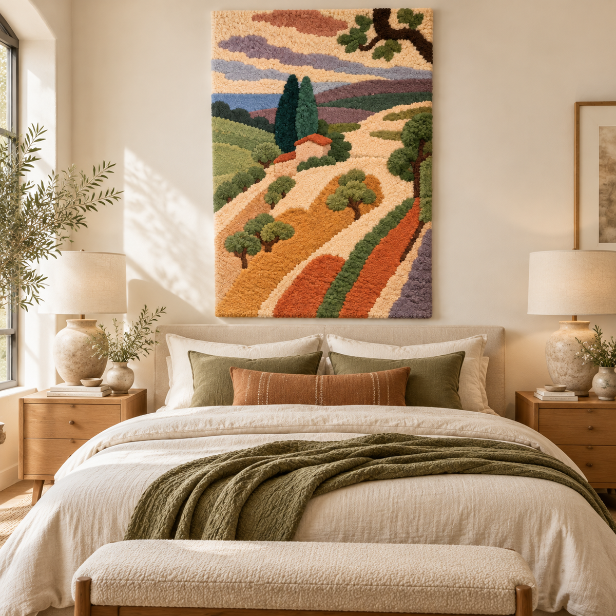 Landscape, Saint-Tropez (Paysage, St. Tropez) after Henri Matisse — room setting