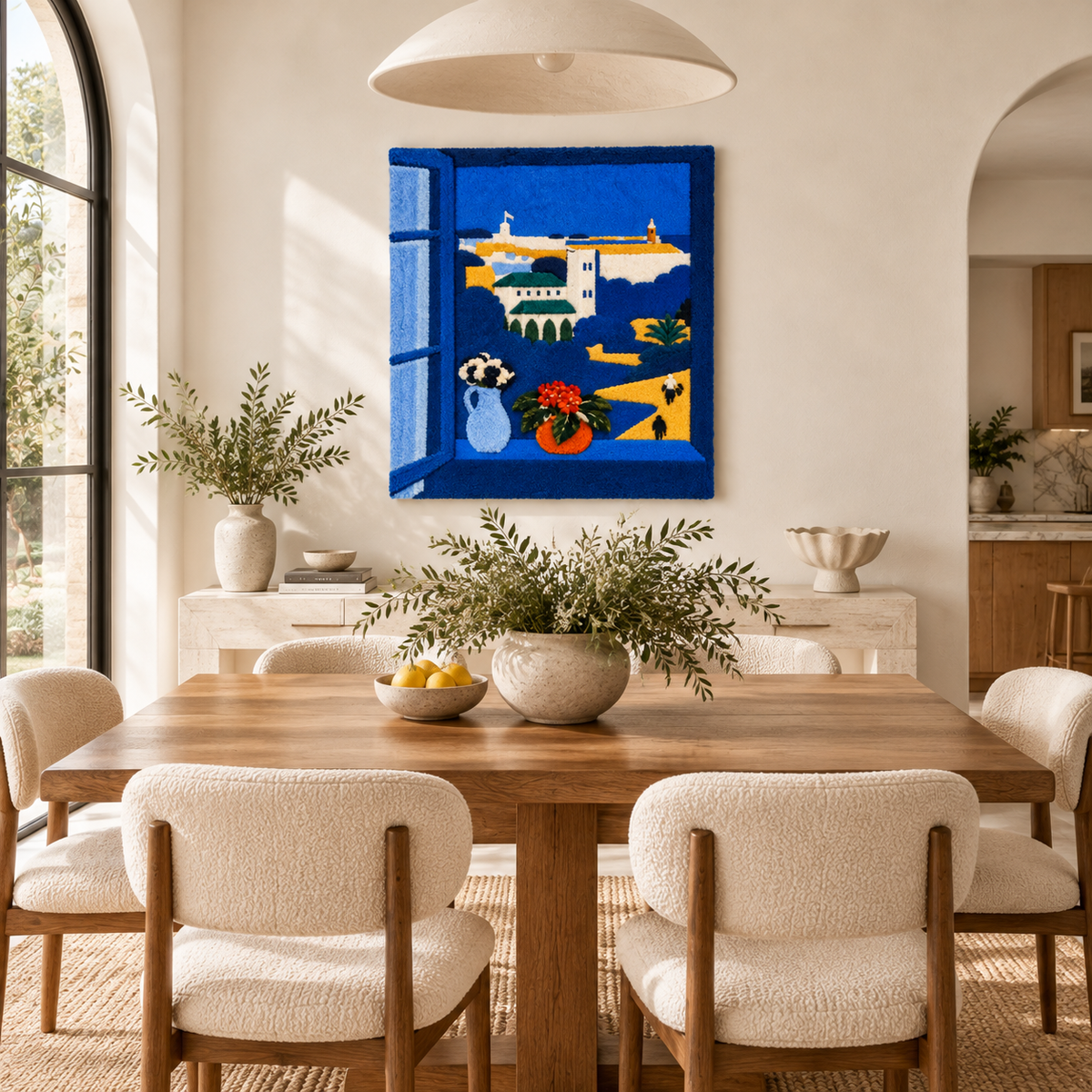 Landscape Viewed from a Window after Henri Matisse — room setting