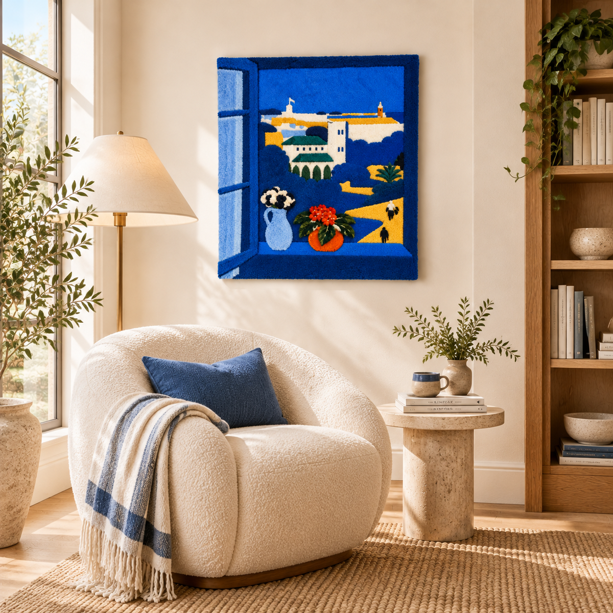 Landscape Viewed from a Window after Henri Matisse — room setting