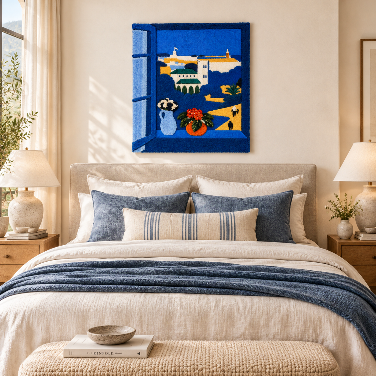 Landscape Viewed from a Window after Henri Matisse — room setting
