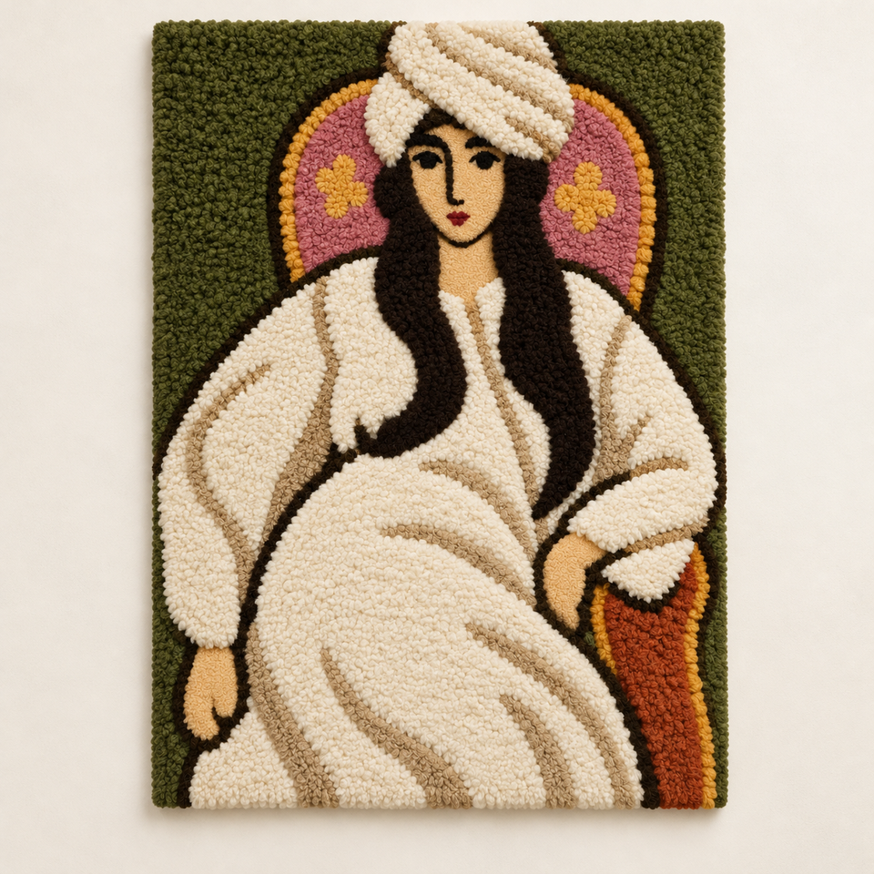 Laurette in a White Turban