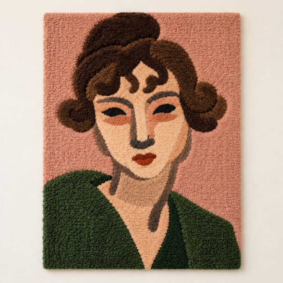 Laurette with a Green Shawl