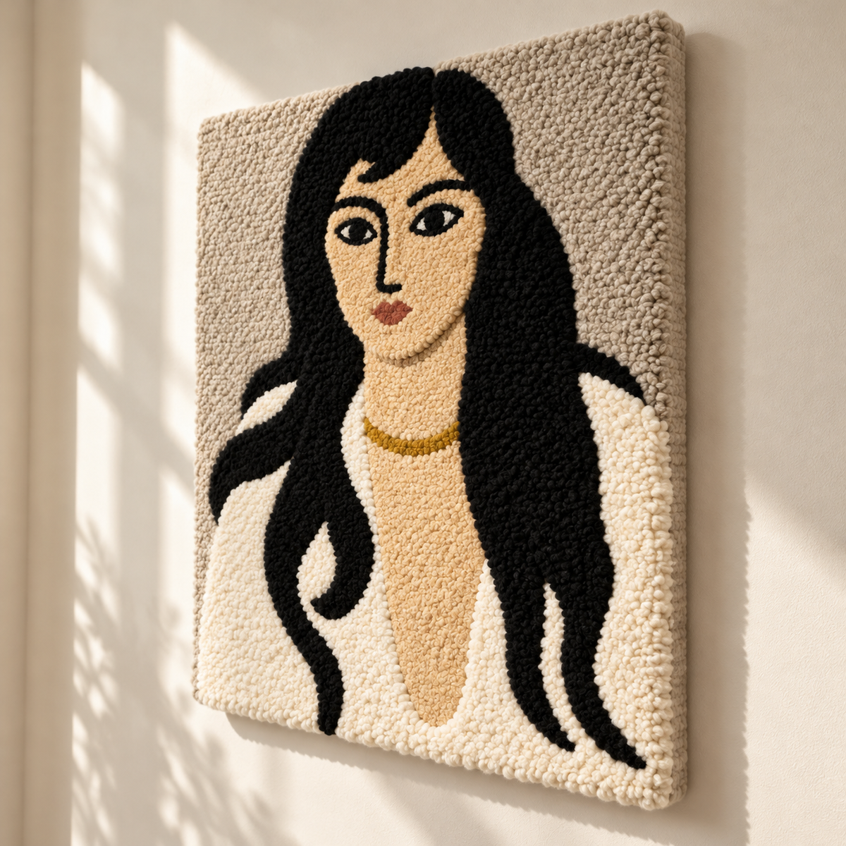 Laurette with Long Locks after Henri Matisse — angled relief view