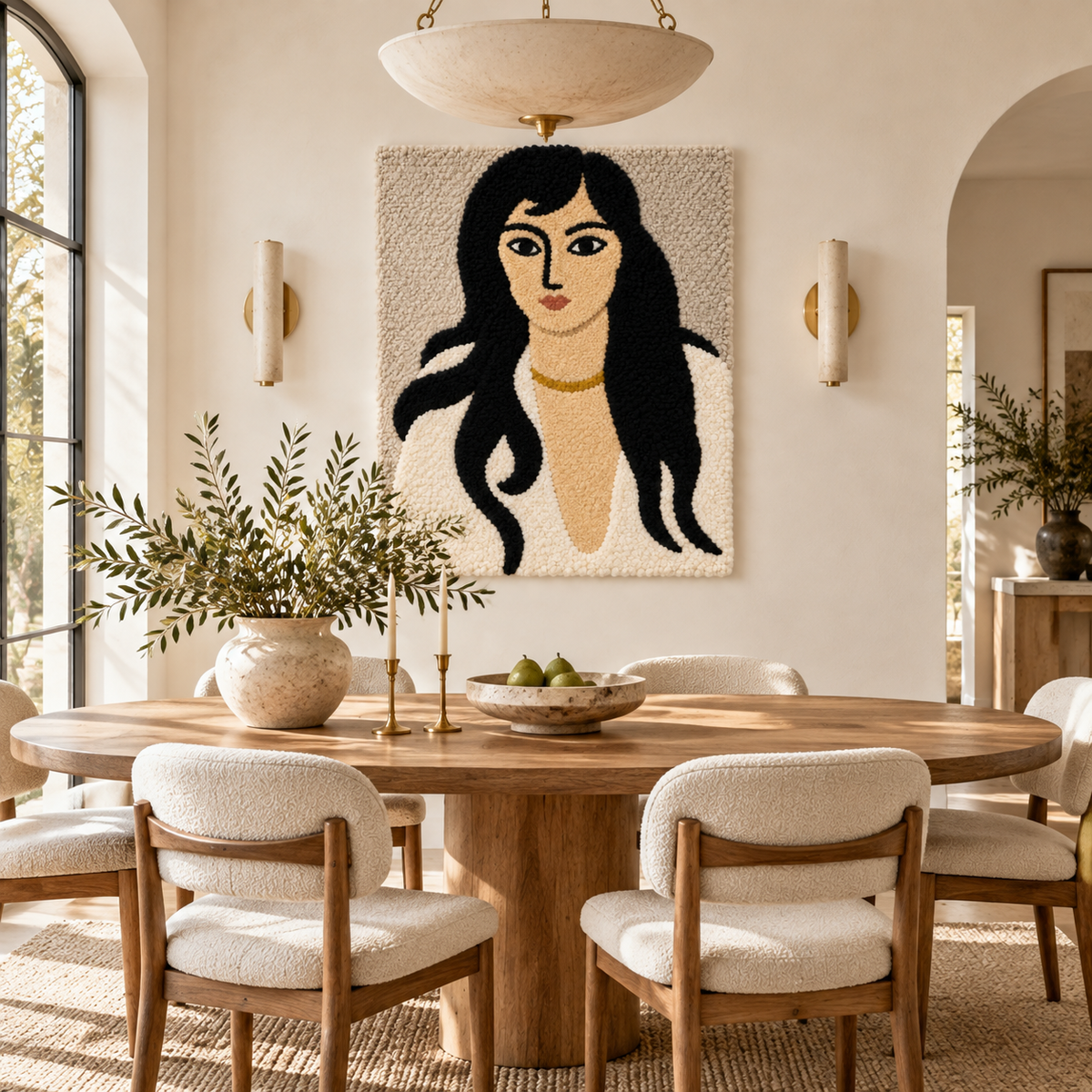 Laurette with Long Locks after Henri Matisse — room setting