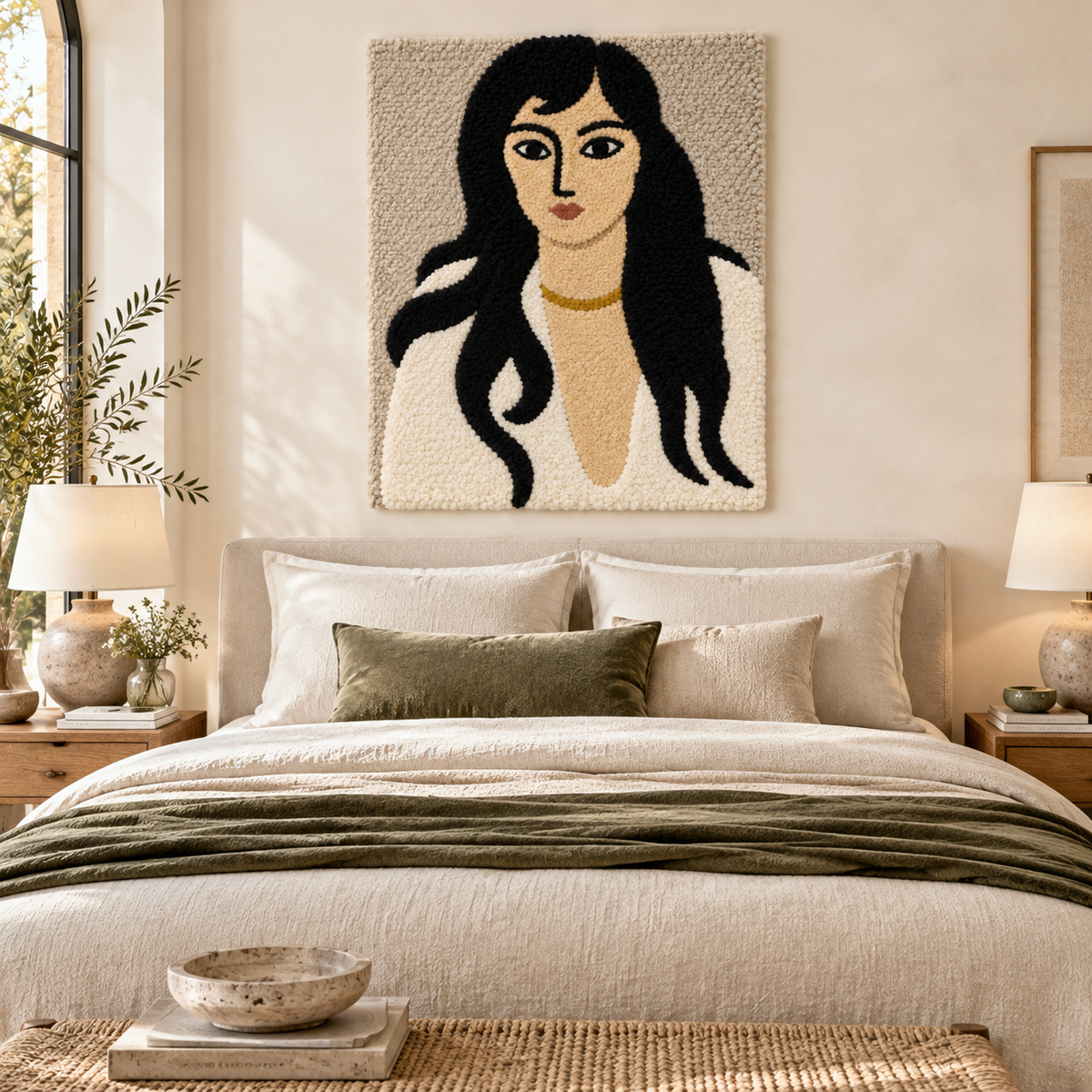 Laurette with Long Locks after Henri Matisse — room setting
