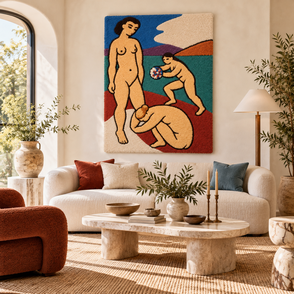 Le Luxe II after Henri Matisse — front-facing room scene [room-front]
