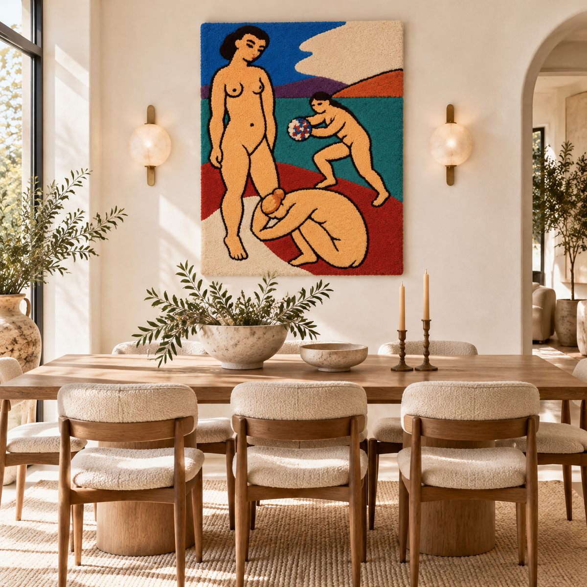 Le Luxe II after Henri Matisse — room setting