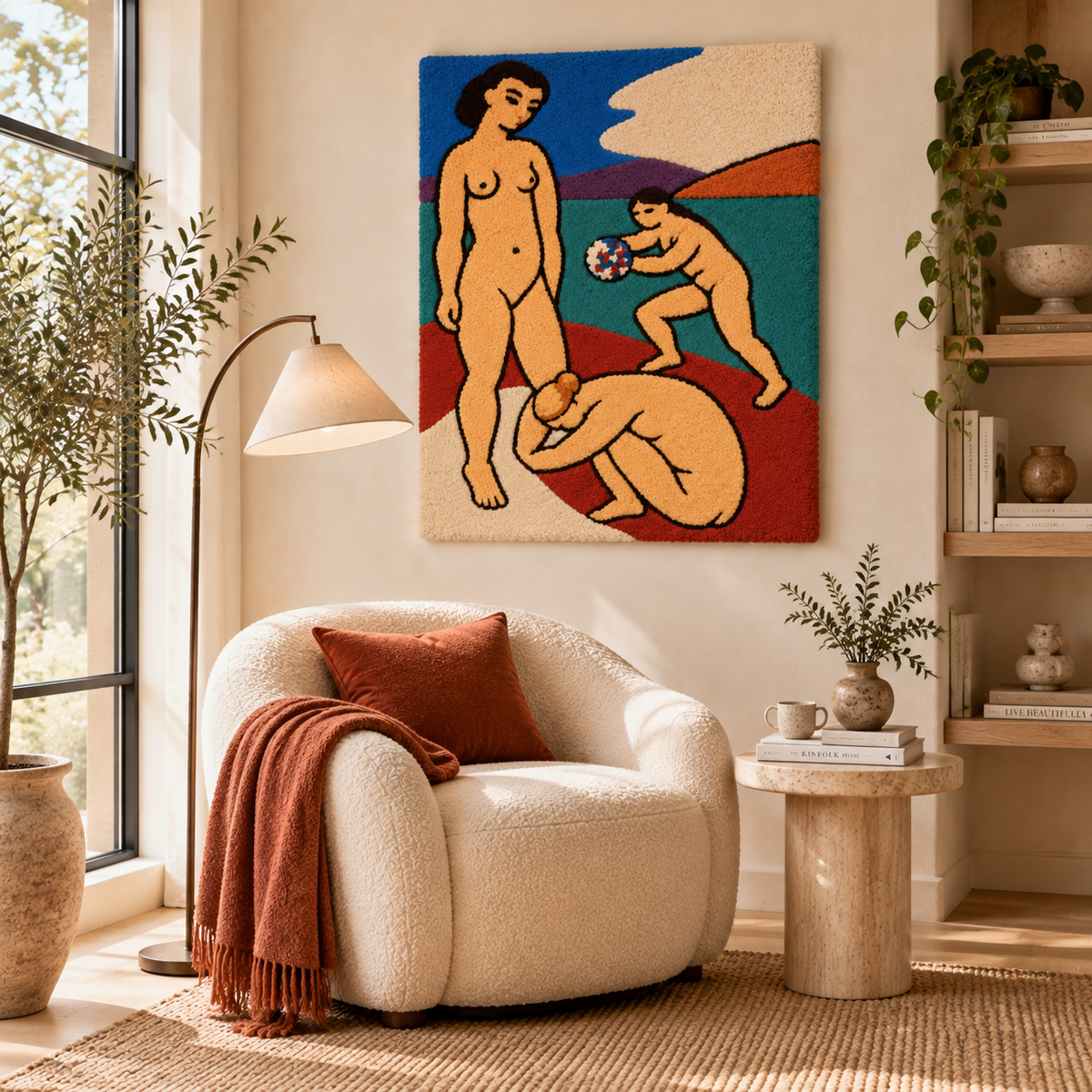 Le Luxe II after Henri Matisse — room setting